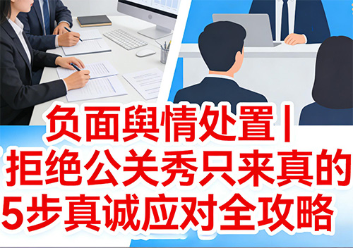 负面舆情处置｜拒绝公关秀只来真的，5 步真诚应对全攻略