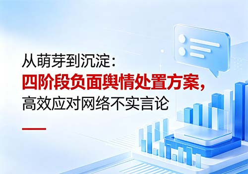 从萌芽到沉淀：四阶段负面舆情处置方案，高效应对网络不实言论